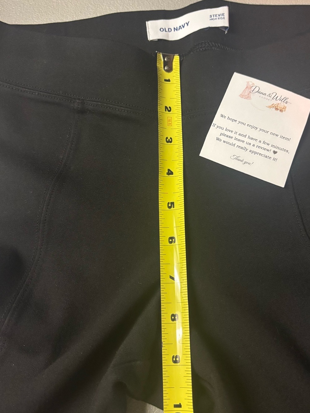 Old Navy Black High Rise Pants - Picture 7 of 10